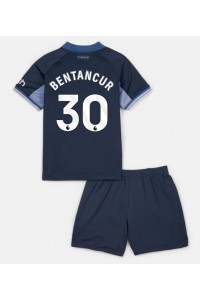 Fotbalové Dres Tottenham Hotspur Rodrigo Bentancur #30 Dětské Venkovní Oblečení 2023-24 Krátký Rukáv (+ trenýrky)